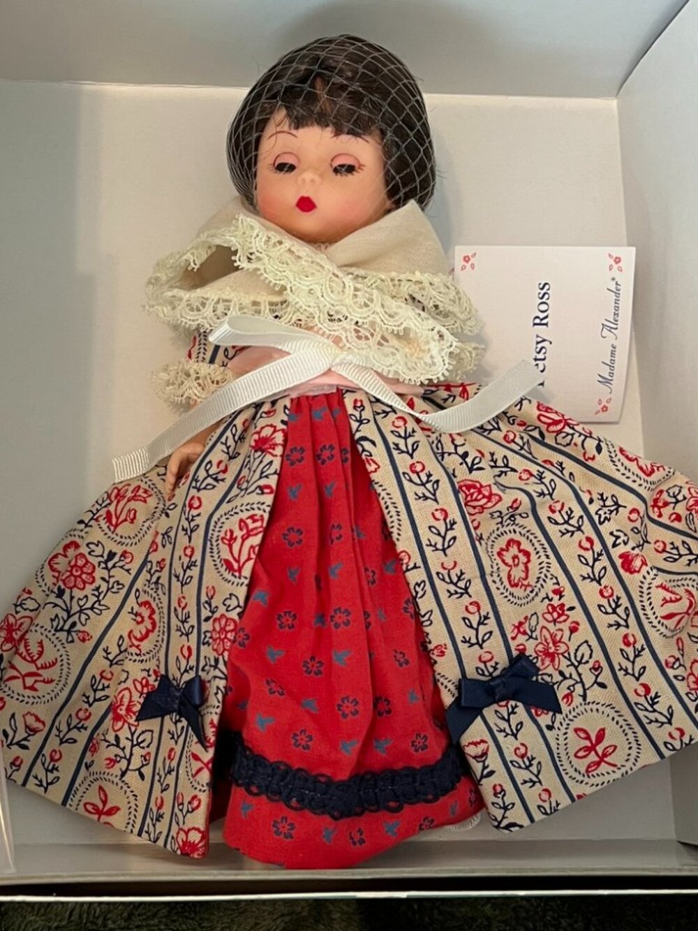 Vintage Madame Alexander Betsy Ross Doll | 8" — Like New with Original Box